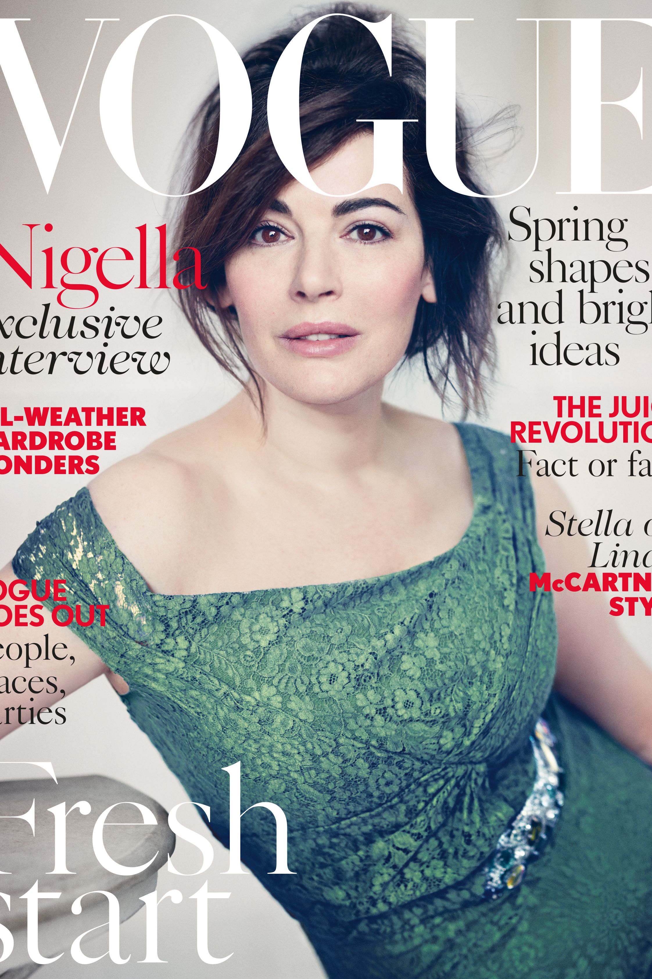 Image may contain Nigella Lawson Publication Magazine Adult Person Face and Head
