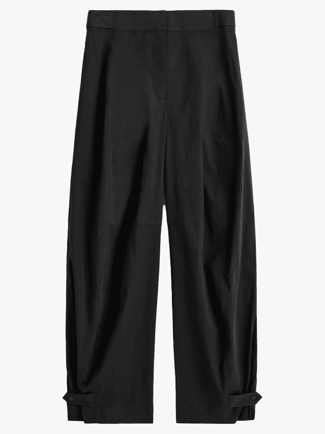 Image may contain Clothing Pants Shorts and Coat