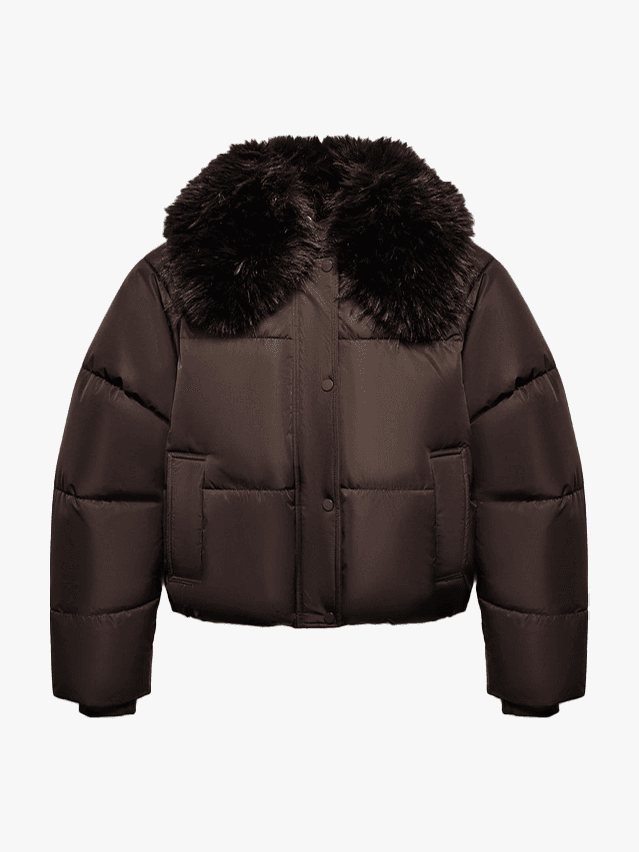 Image may contain Clothing Coat Jacket Hoodie Knitwear Sweater and Sweatshirt